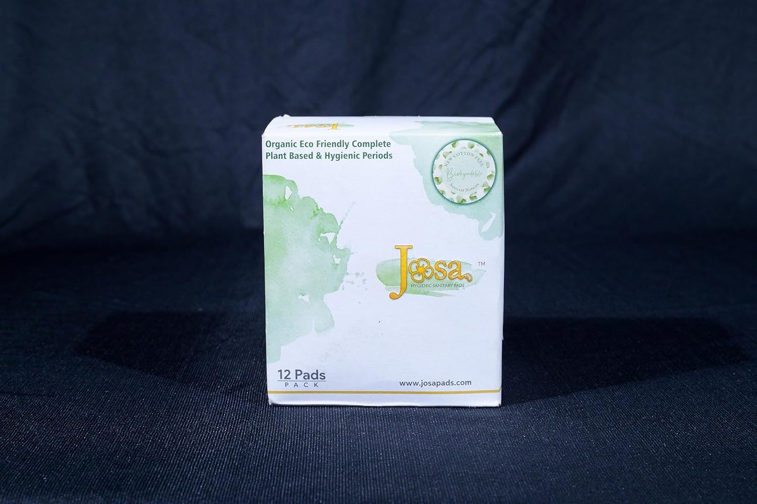 Image of Eco friendly Sanitary pads pack of 12 by josa Pads