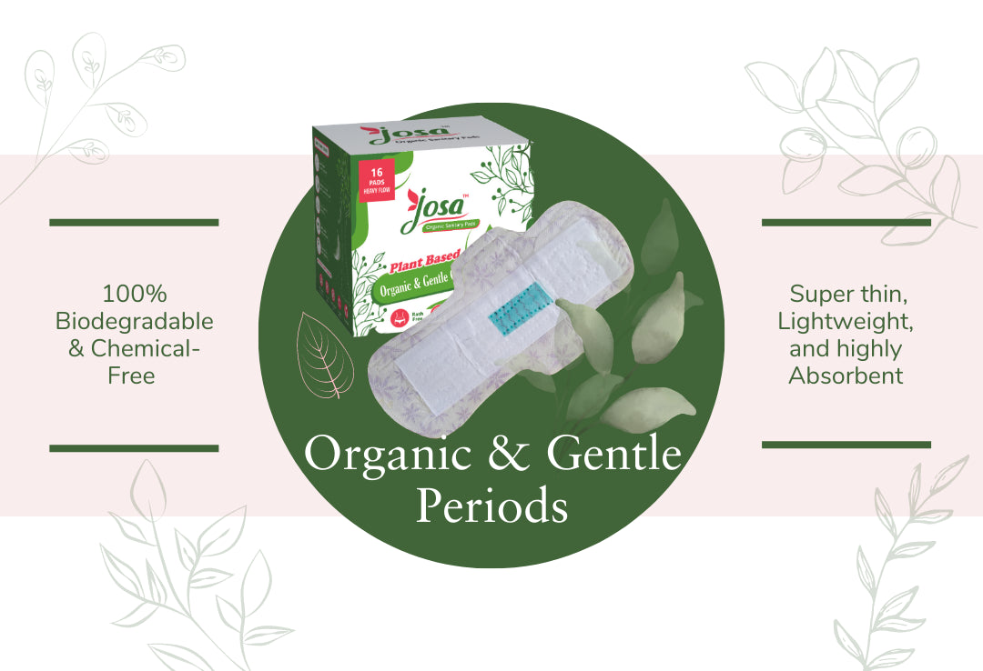 Josa Natural Sanitary Pads for Heavy Flow