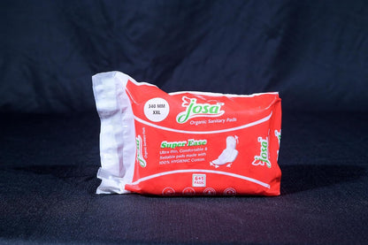 JOSA Economical Pack Sanitary Pads Regular Flow Hygiene & Comfort Soft Wings Dry top sheet (Inside Pads -7) (Size - L, XL , XXL))