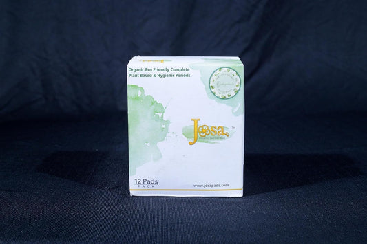JOSA Eco Friendly Sanitary Pads Medium Flow Hygiene & Comfort Soft Wings Dry top sheet (Inside Pads- 12) SIZE XL and XXL